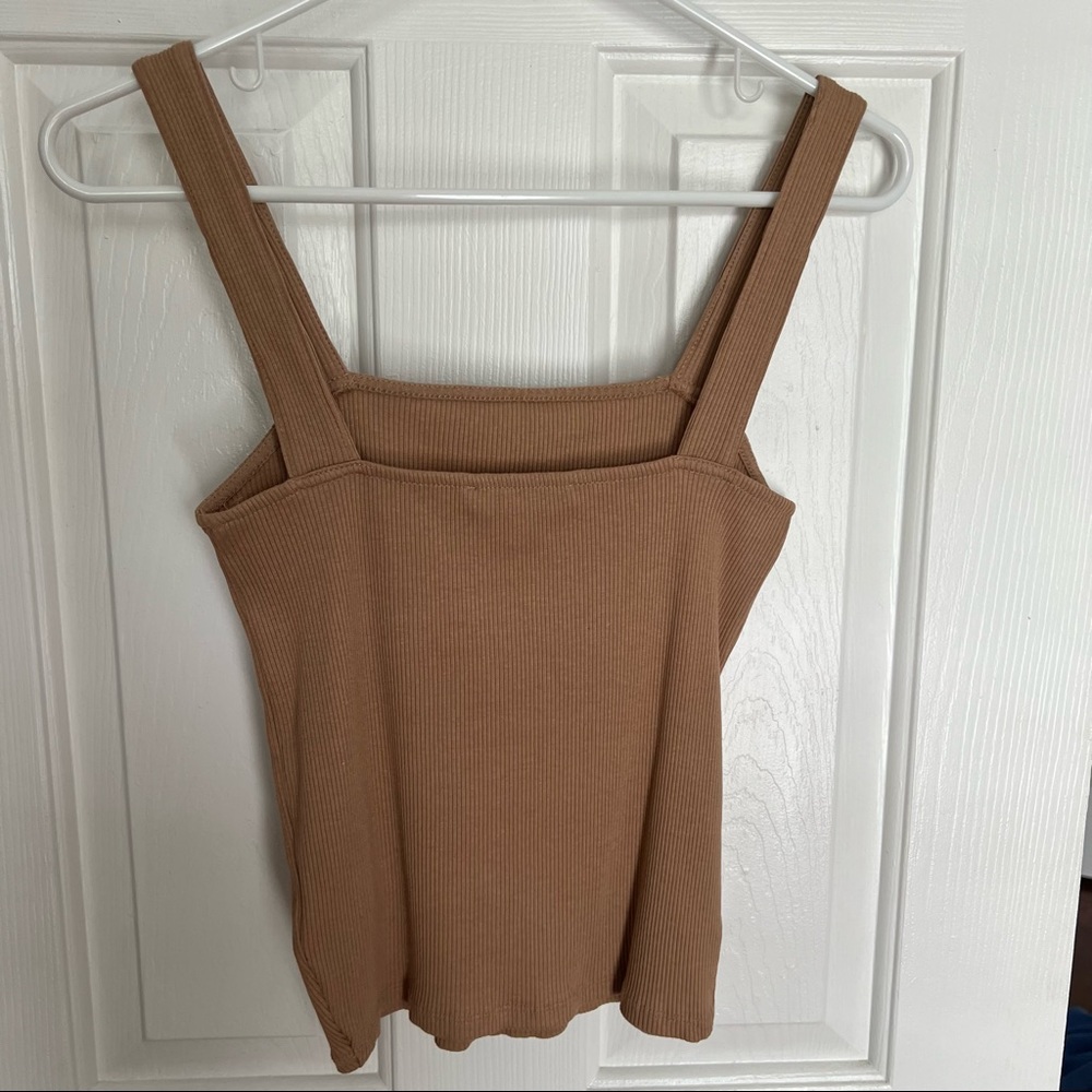 Express Tan Small Tank Top - Picture 2 of 4
